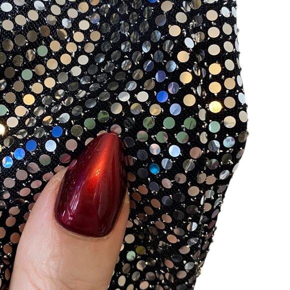 Anne Klein Sequin Ruched Sheath Dress - Picture 7 of 7